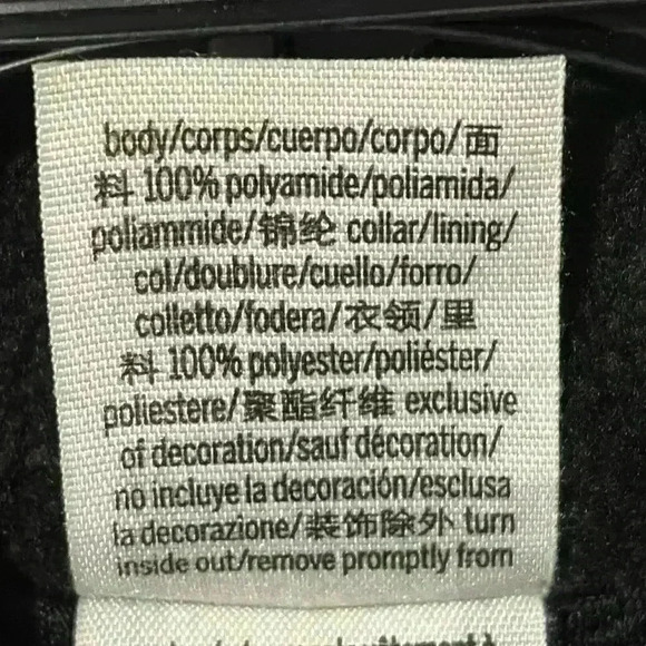 PINK VICTORIA'S SECRET Anorak Jacket Black Fleece Cowl Neck size L - Picture 7 of 8